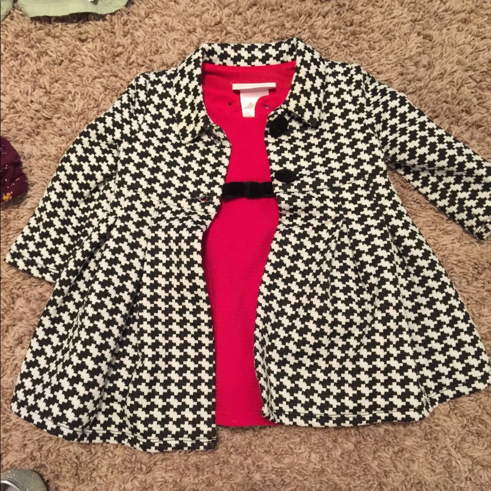 Christmas Dress and Coat 12months